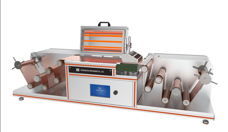 Lithium battery roll to roll film coating machine