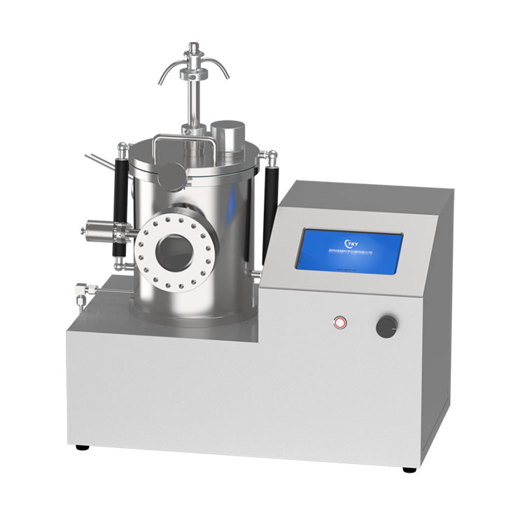 Desktop single-target magnetron sputtering coater with stainless steel cavity