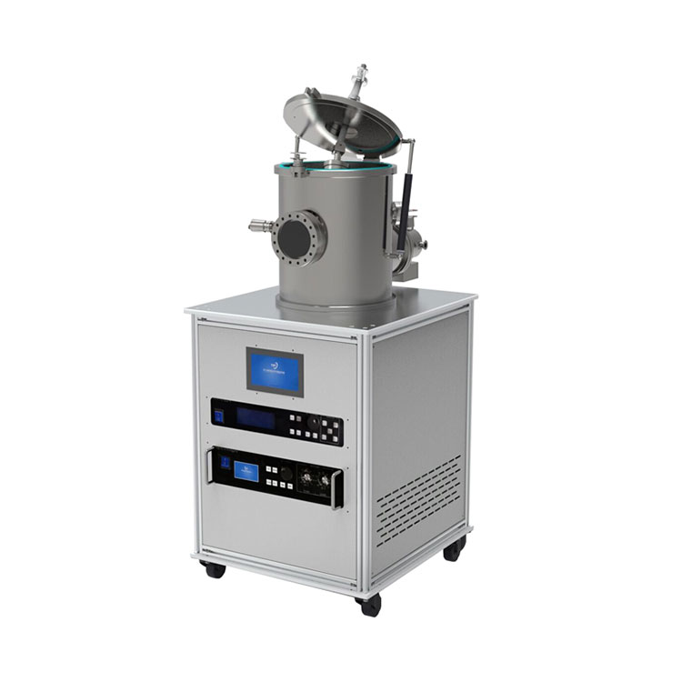 Single target DC magnetron sputtering coater