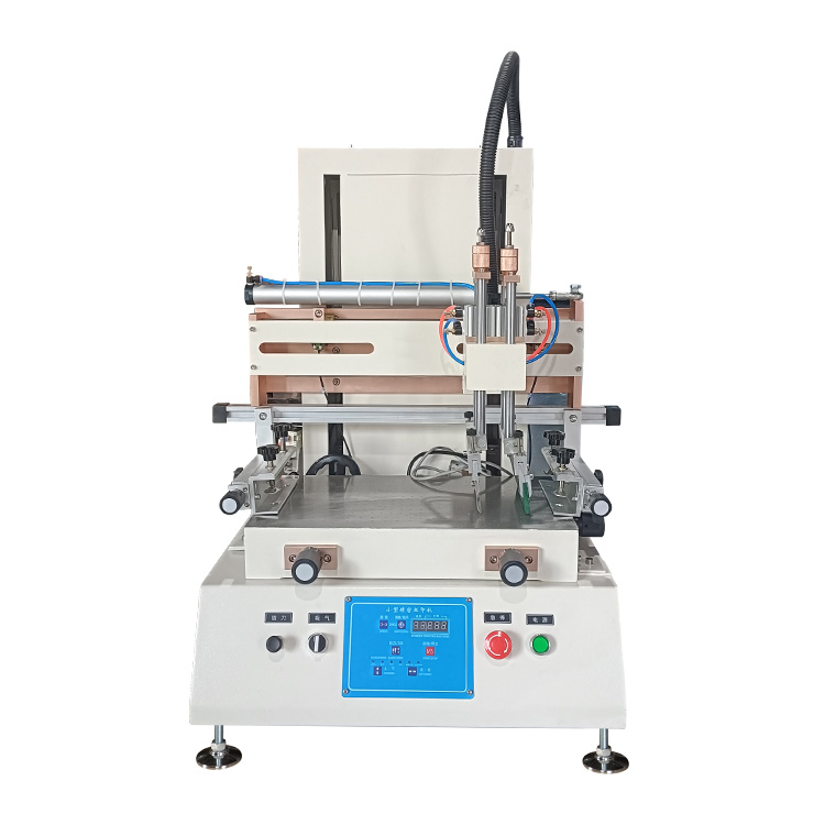 Small high precision screen printing machine