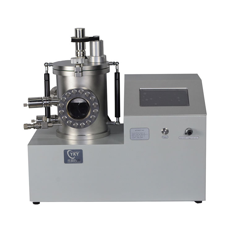 Small high vacuum thermal evaporation coater