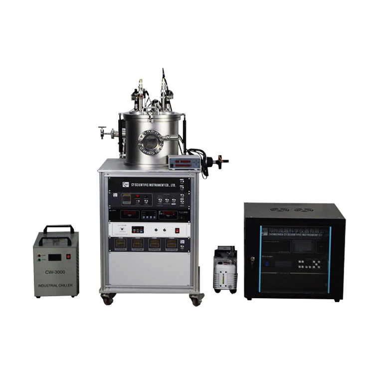 Lab DC magnetron sputter coating machine with a 2-inch target source