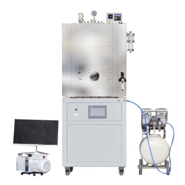 Vacuum spray pyrolysis coater