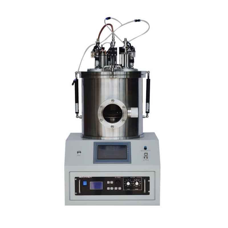 3 Heads Compact 1” RF Plasma Magnetron Sputtering Coater, with DC Magnetron Sputtering Option