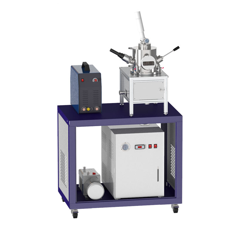 Non-self-consuming metal melting suction casting furnace