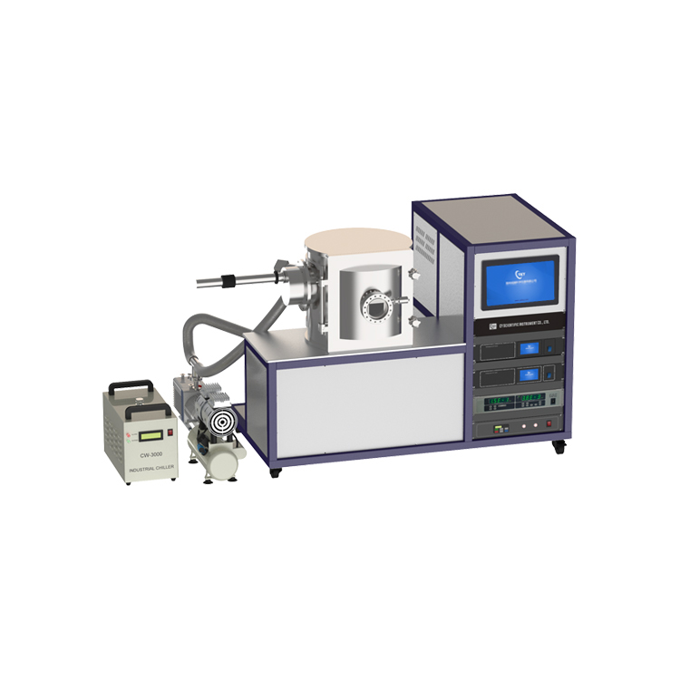 Dual target magnetron sputtering coater with reciprocating sample stage