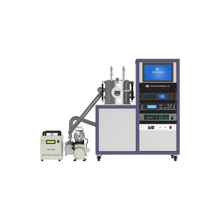 Dual-target RF magnetron sputtering coater (300W) CY-MSP300S-2RF