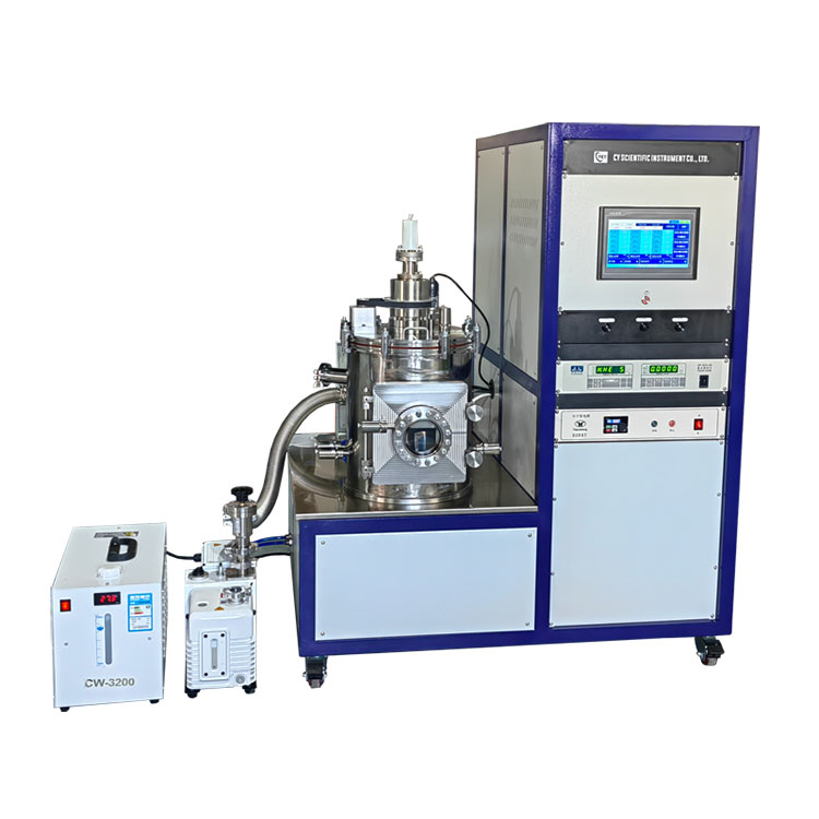 Three-source high vacuum evaporation coater