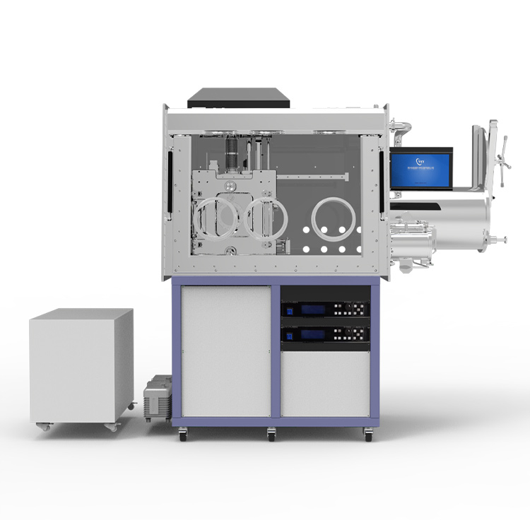 Six-source evaporation coater with single-station glove box