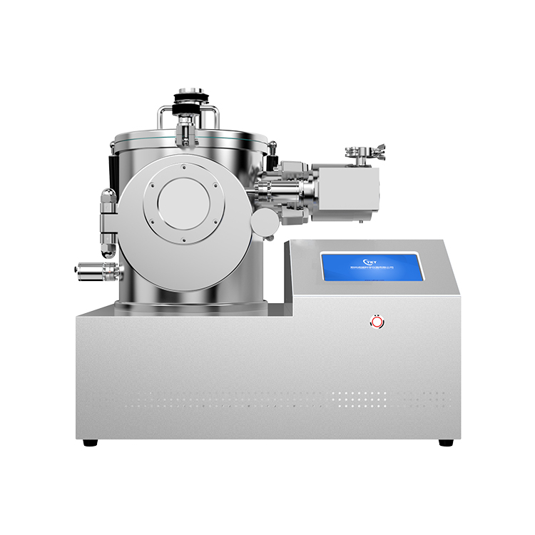 Small high vacuum dual source thermal evaporation coater