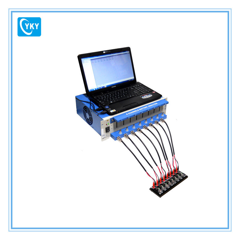 8 Channel Battery Analyzer with Laptop & Software