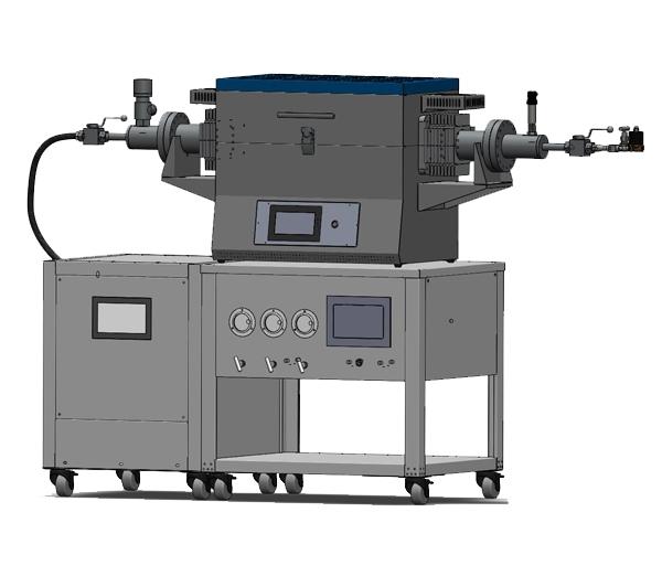 Laboratory High Pressure &Temperature Tube furnace with Three Gas way mixer-CY-FH-S150