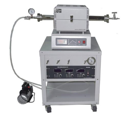 Low Vacuum Laboratory Mini CVD Tube Furnace with Three Gas Channels