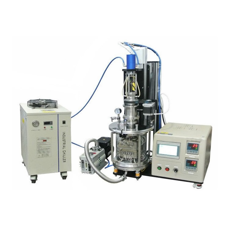 Two zones CSS furnace with rotating wafer holder
