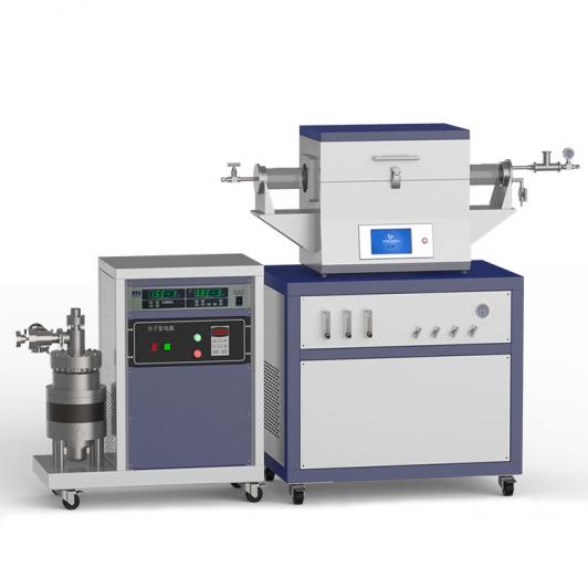 1200℃ two heating zone high vacuum CVD system with 3-channel float flow meter to supply gas CY-O1200-50IIT-3F-HV